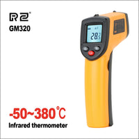 RZ Infrared Thermometer Non-Contact Temperature Meter Gun Handheld Digital LCD Industrial Outdoor Laser Pyrometer IR Thermometer