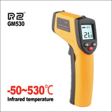 RZ Infrared Thermometer Non-Contact Temperature Meter Gun Handheld Digital LCD Industrial Outdoor Laser Pyrometer IR Thermometer