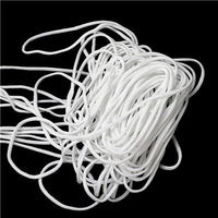 10yards 3mm Mouth Mask Elastic Band Mask Rope Rubber Band String Mask Ear Cord Round Elastic Band DIY Clothing Craft Accessories