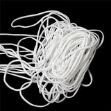 10yards 3mm Mouth Mask Elastic Band Mask Rope Rubber Band String Mask Ear Cord Round Elastic Band DIY Clothing Craft Accessories